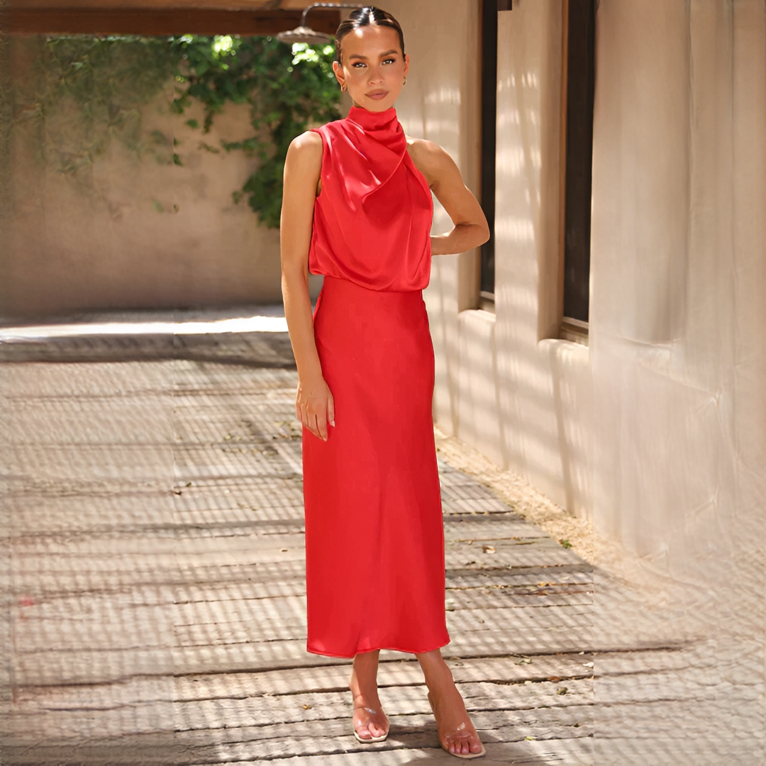 Sheera Damenkleid Elegant Schimmernd