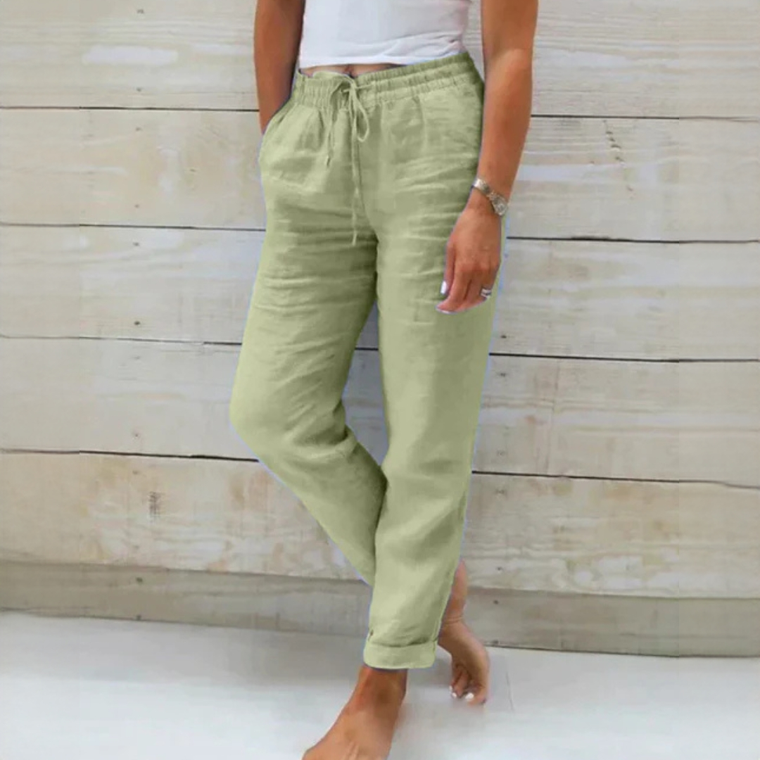 Damenhose Elegante Kordelzug