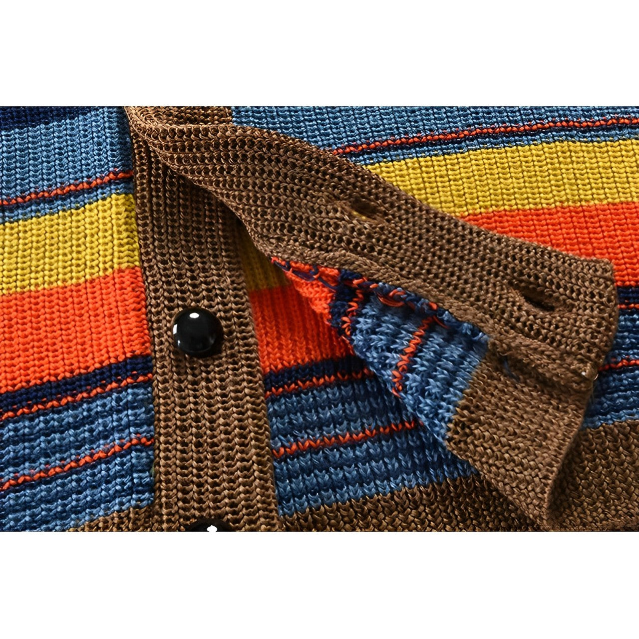 Herren Strickcardigan Retrobaumwolle Grau