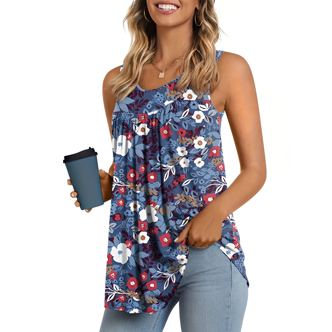 Damen Sommerbluse Modisch Leicht Pastell