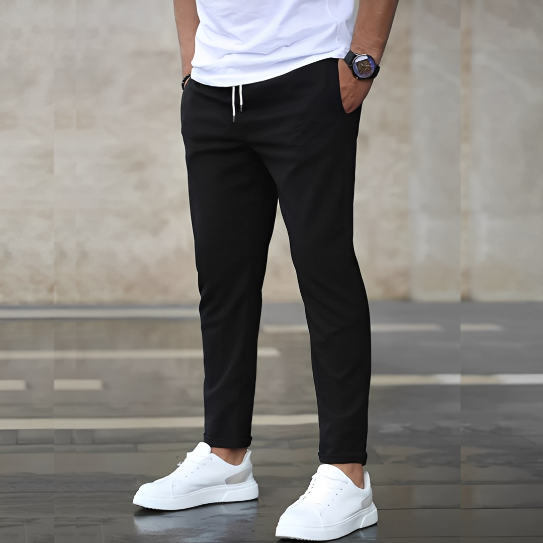 Herren Slim Fit Hose Bequem Schmal