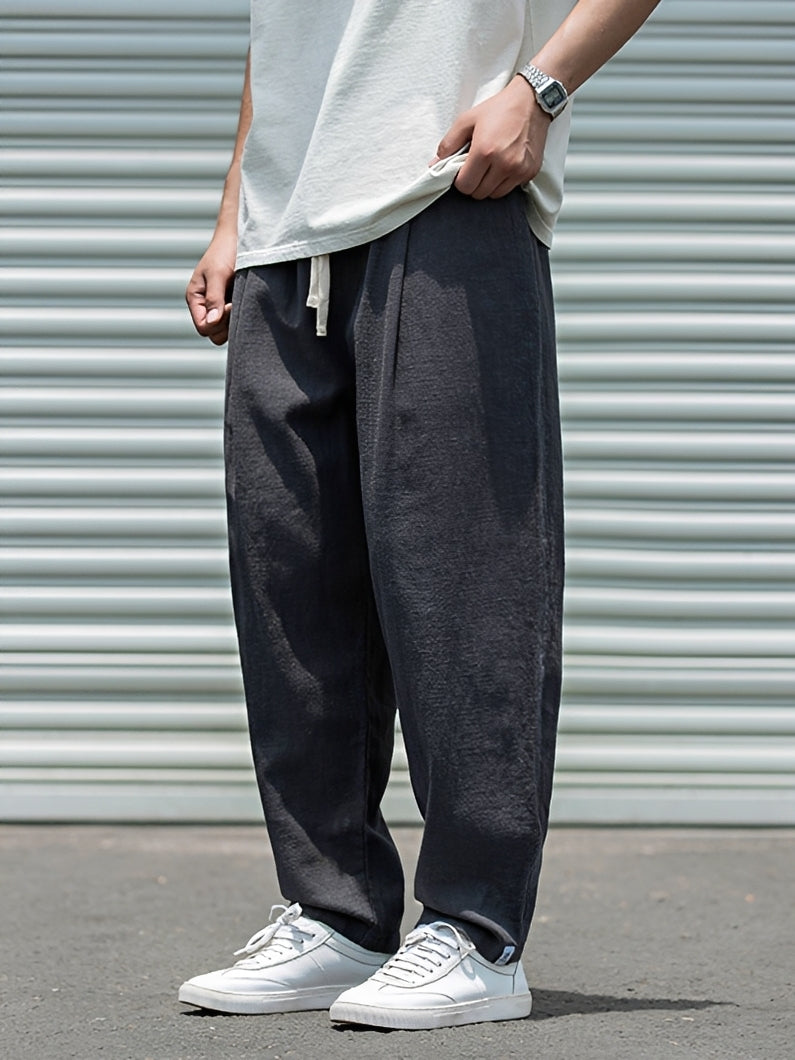 Herren Freizeithose Leicht Weite Bein