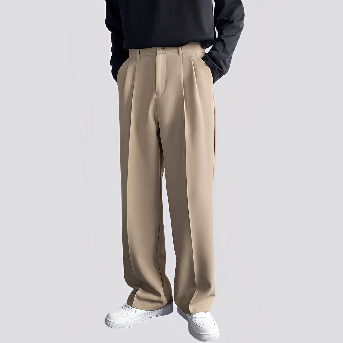 Herren Freizeithose Bequem Baumwolle