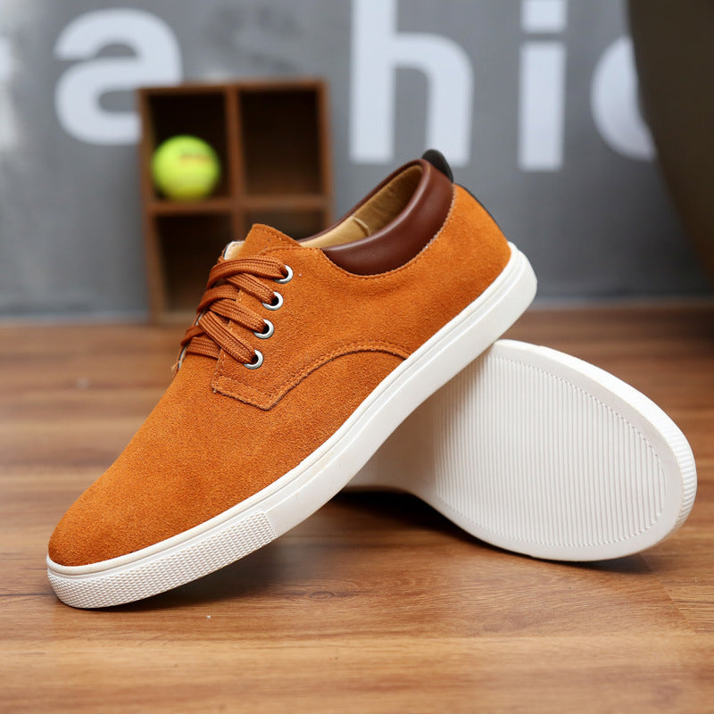 Herren Wildledersneaker Lässig Beige - Norvielle