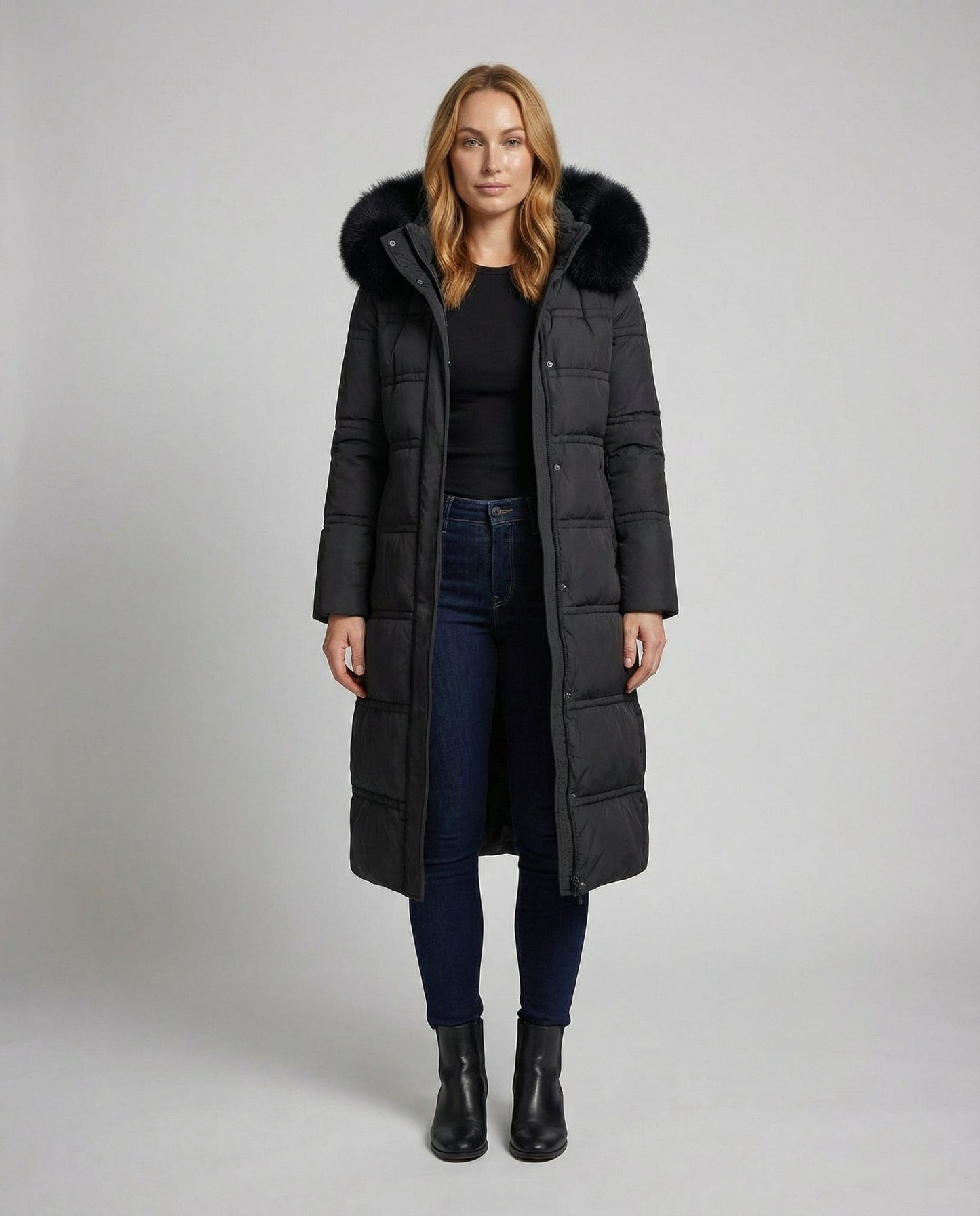 Damen Taillierter Wintermantel - Norvielle