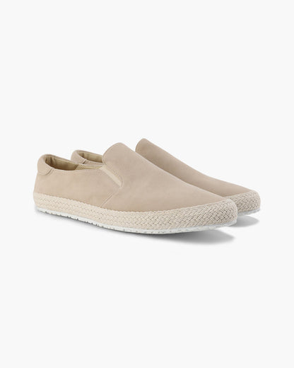 Herren Espadrille Wildleder Jute-Sohle