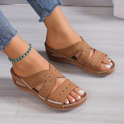 Damen Orthopädische Sandalen Sommer Atmungsaktiv