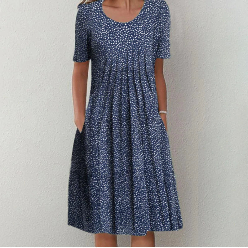 Elegantes Damen Baumwollkleid