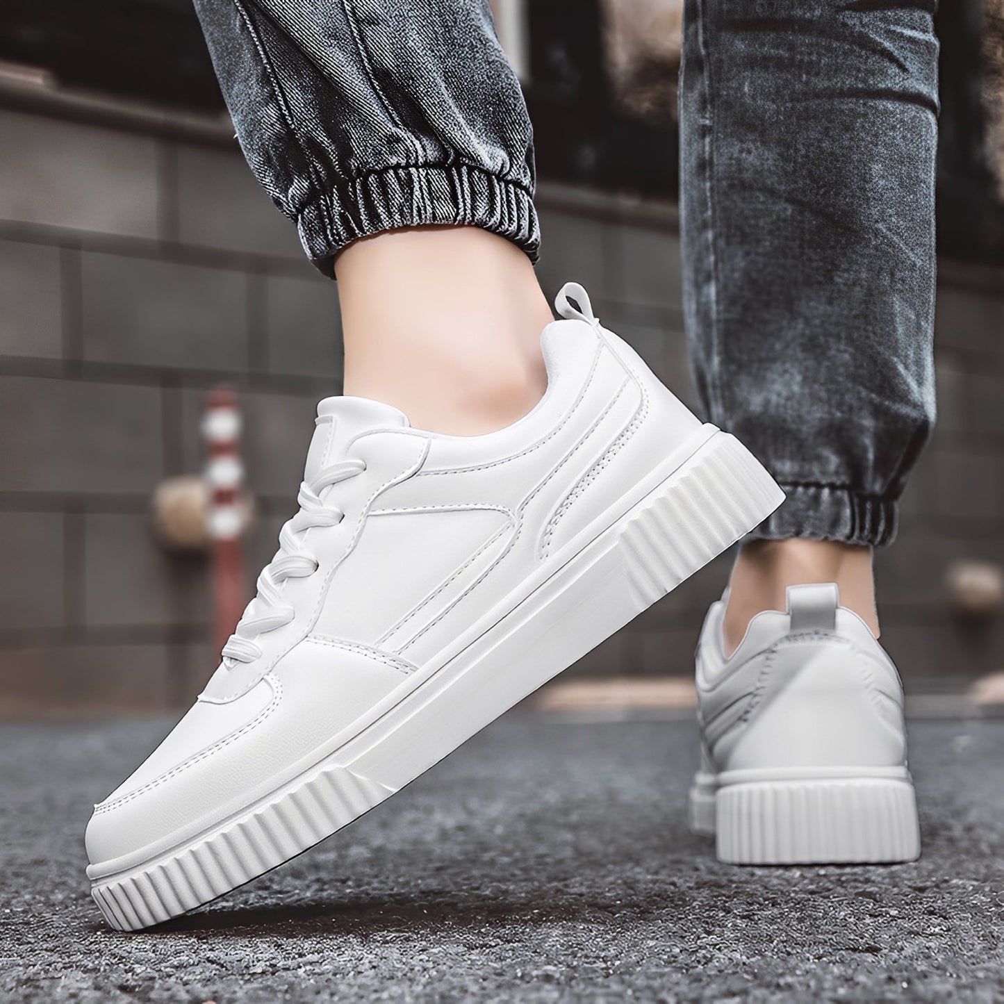Nathan Herren Plateau Sneaker Modern
