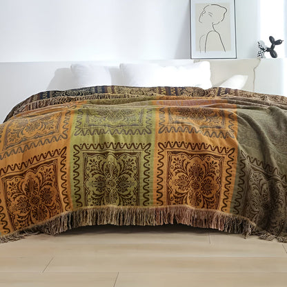 Mandala Wurfdecke Quasten Dekor - Norvielle