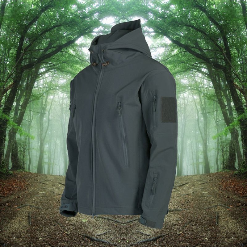 Herrenjacke Wasserdicht Kapuze