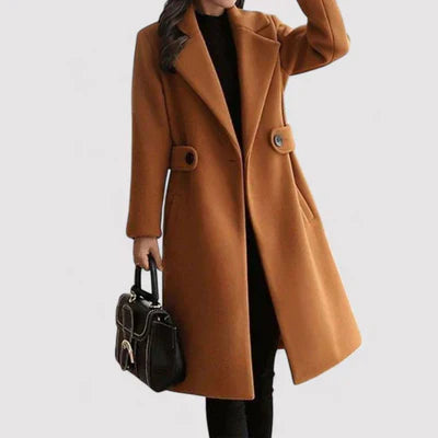 Talia Damen Eleganz Mantel Gürtel