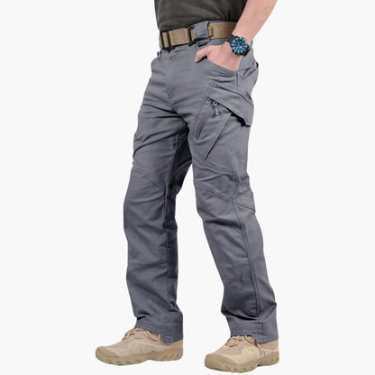 Herren Dehnbare Cargohose Lang