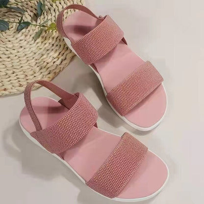 Orthopädische Sandalen Damen Keilabsatz