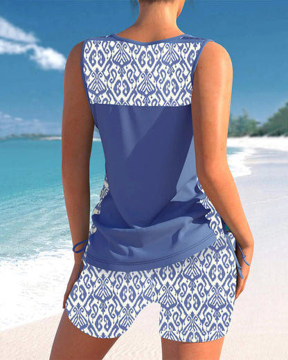 Norvielle Damen Tankini Badeanzug Set
