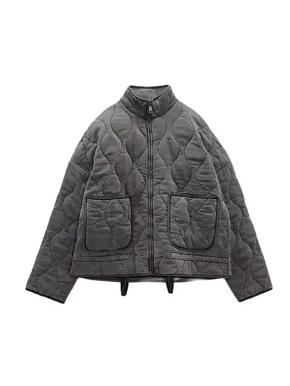 Damen Baumwolljacke Stilvoll Beige
