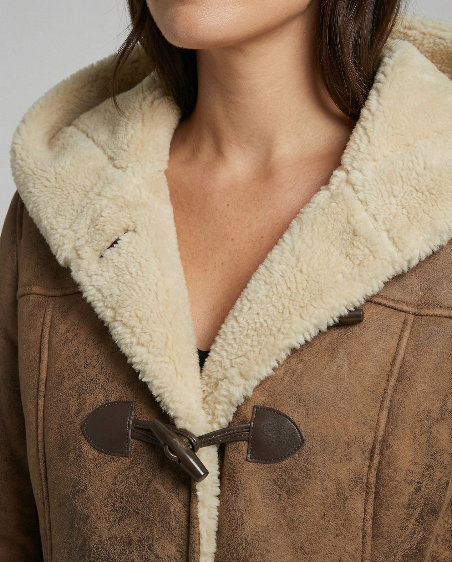 Norvielle Damen Kapuzenjacke Dicke Füllung