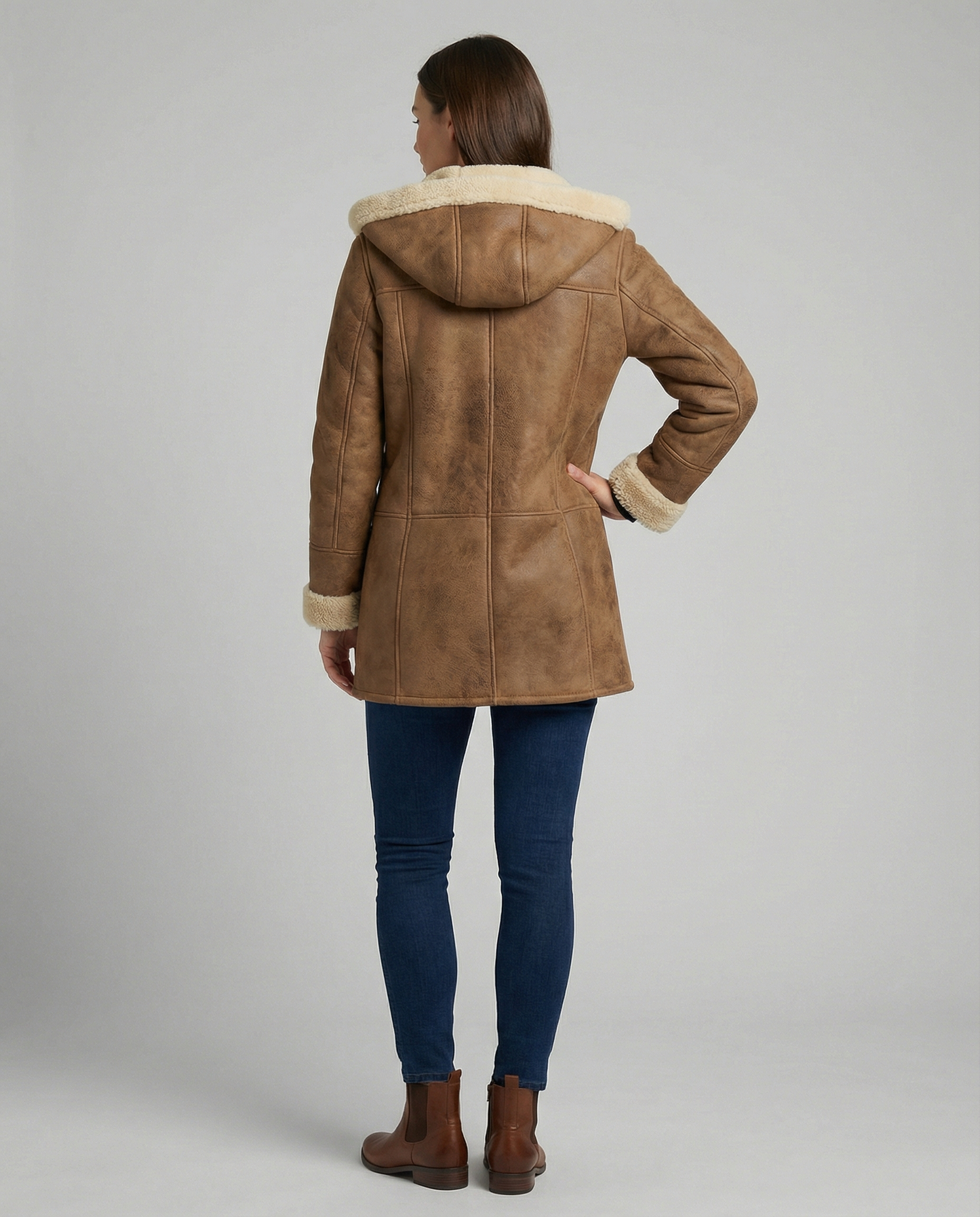 Norvielle Damen Kapuzenjacke Dicke Füllung