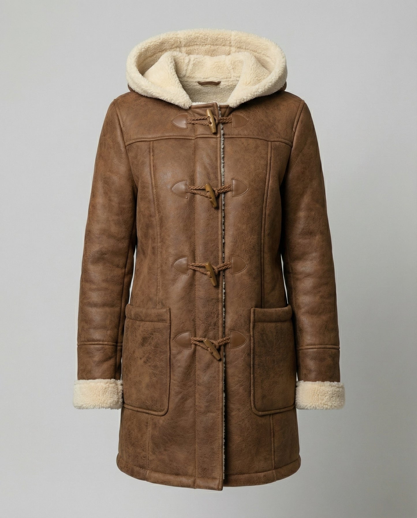 Damen dicke Kapuzenjacke