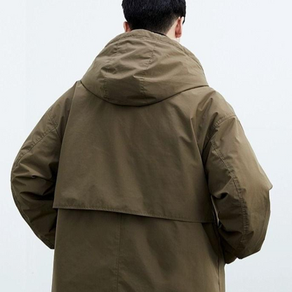 Wasserdichte Windjacke mit Kapuze