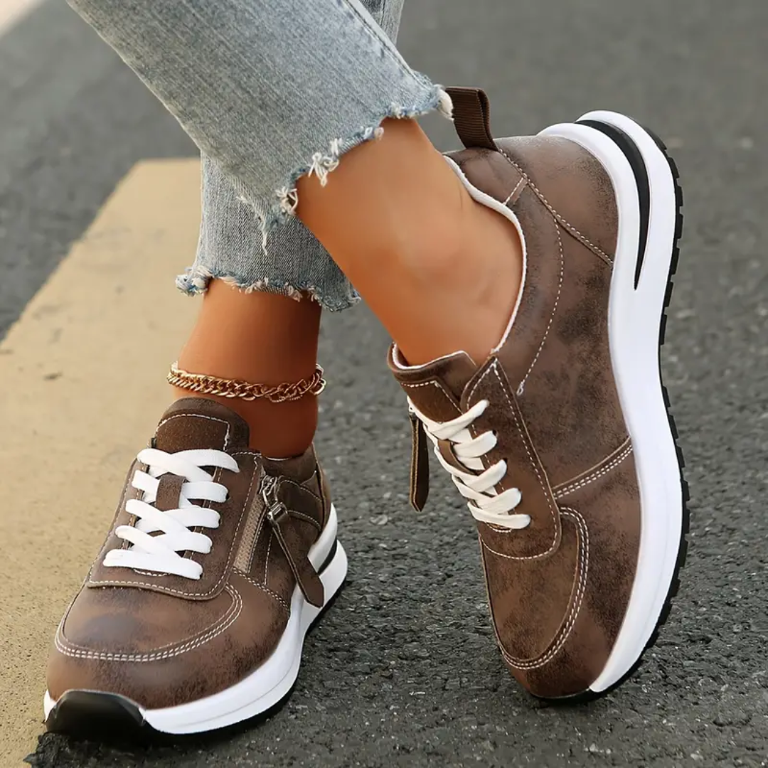 Norvielle Damen Orthopädische Sneaker Komfortschuhe