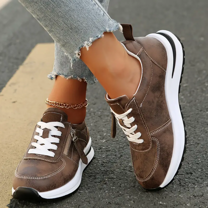 Norvielle Damen Orthopädische Sneaker Komfortschuhe
