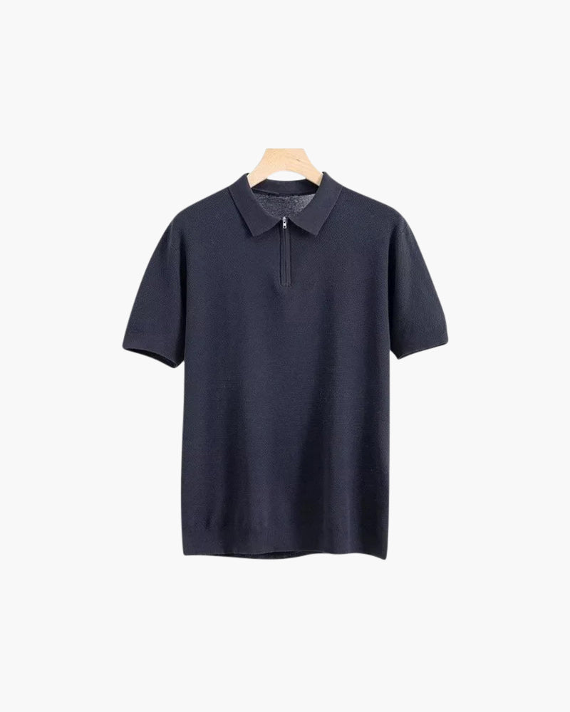 Brooks Herren Poloshirt Kurzarm Halbzipp