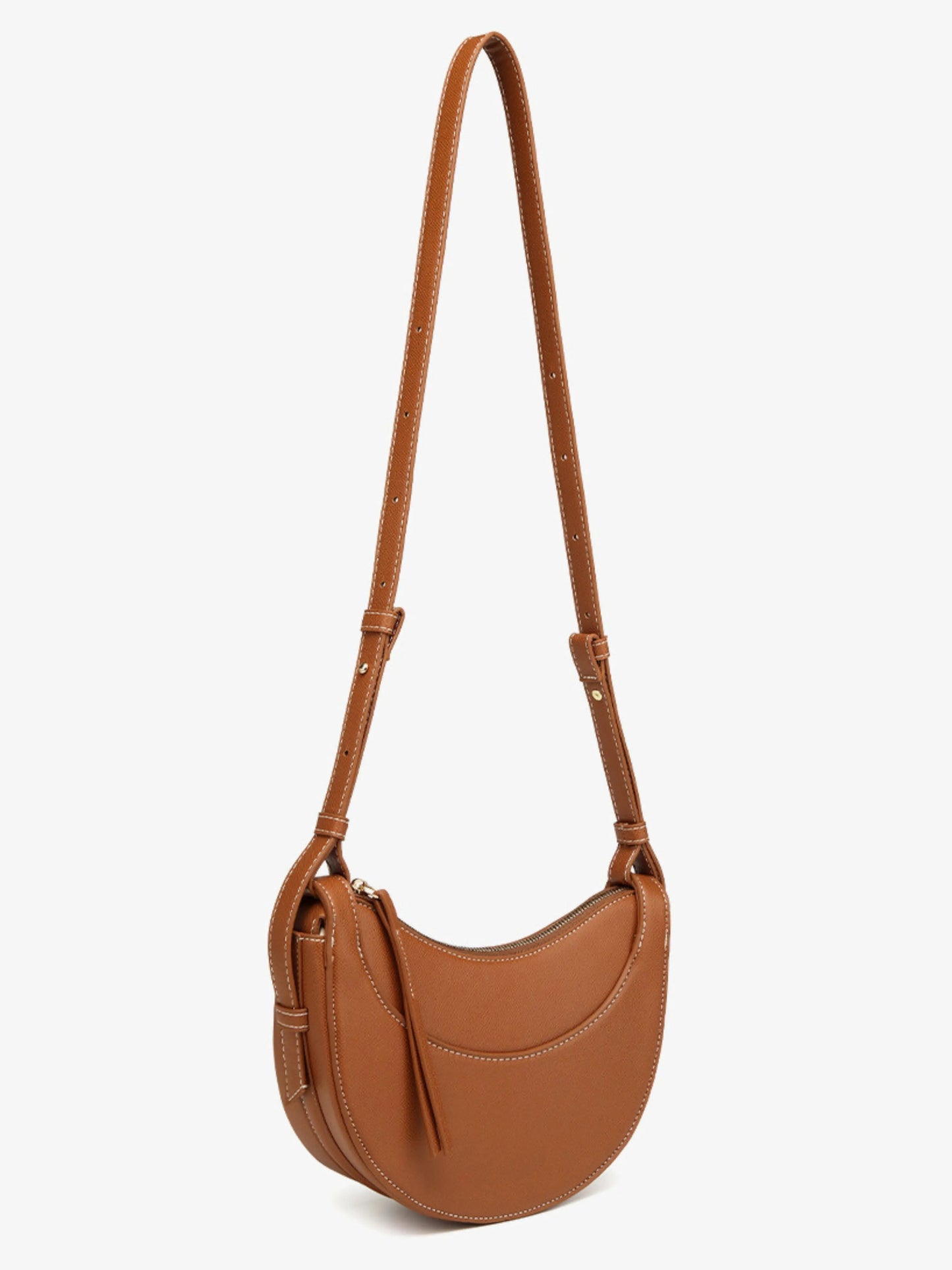 Amily Damen Crossbody-Tasche Verstellbar Gebogen Quaste