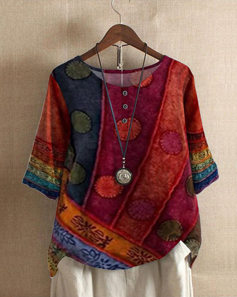 Norvielle Damen Boho Oberteil - Norvielle