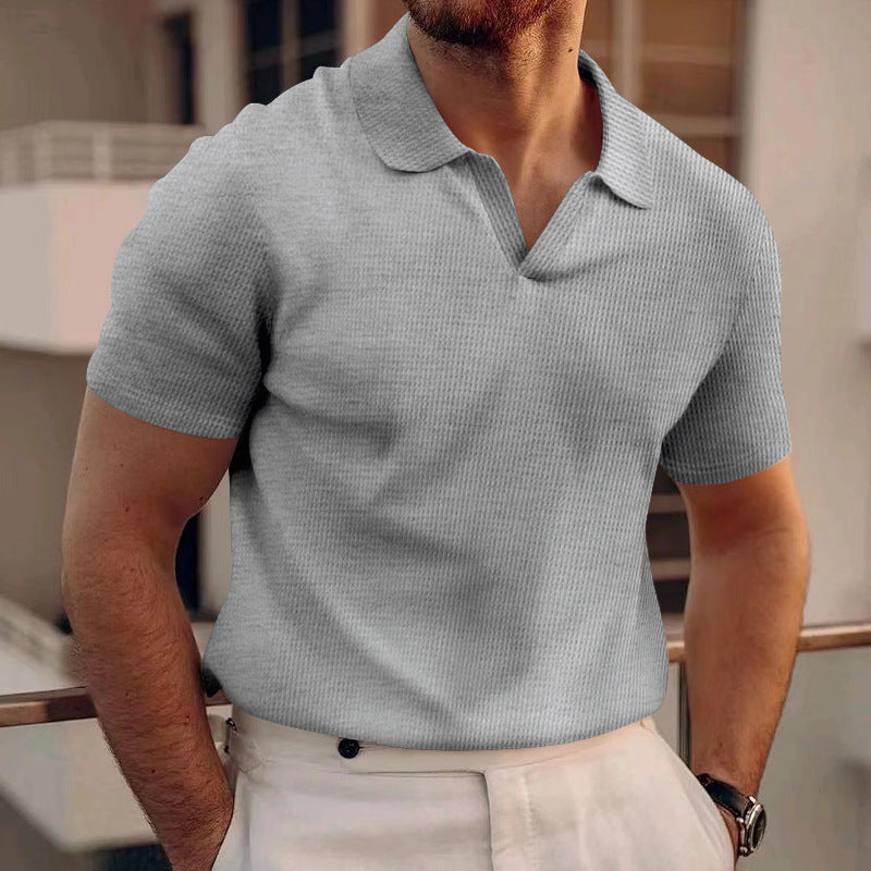 Herren Kurzarm Poloshirt Bequem
