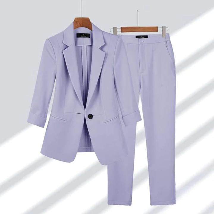 Norvielle Herren Blazer Anzug Hose
