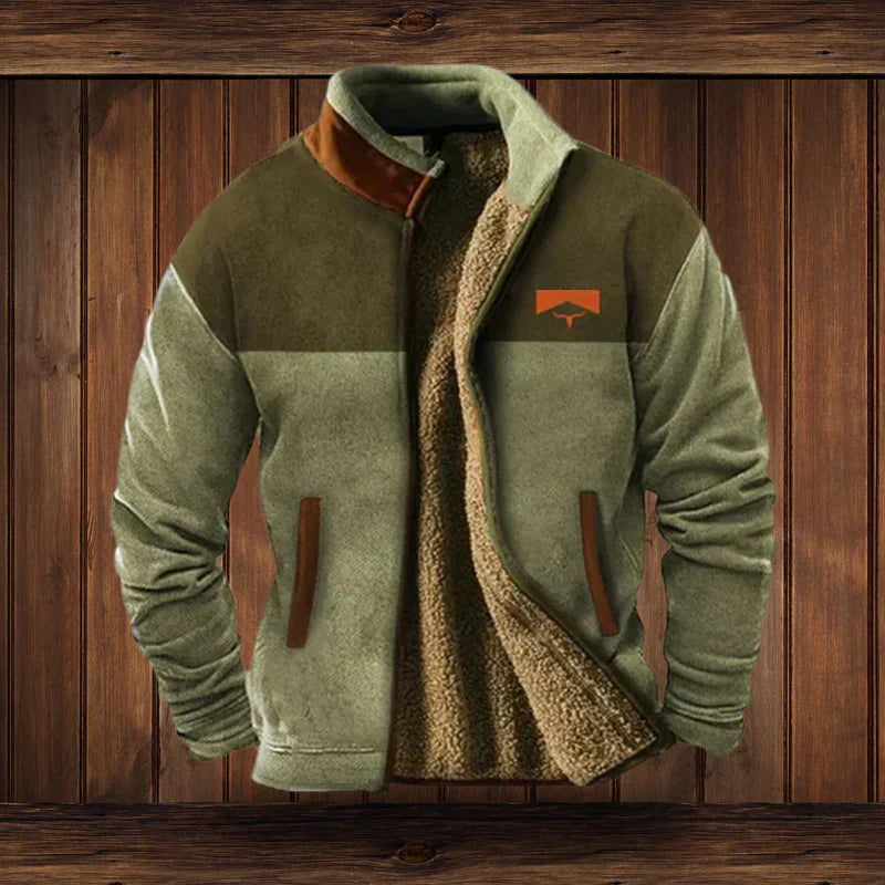 Herren Fleecejacke Gefüttert Warm Robust