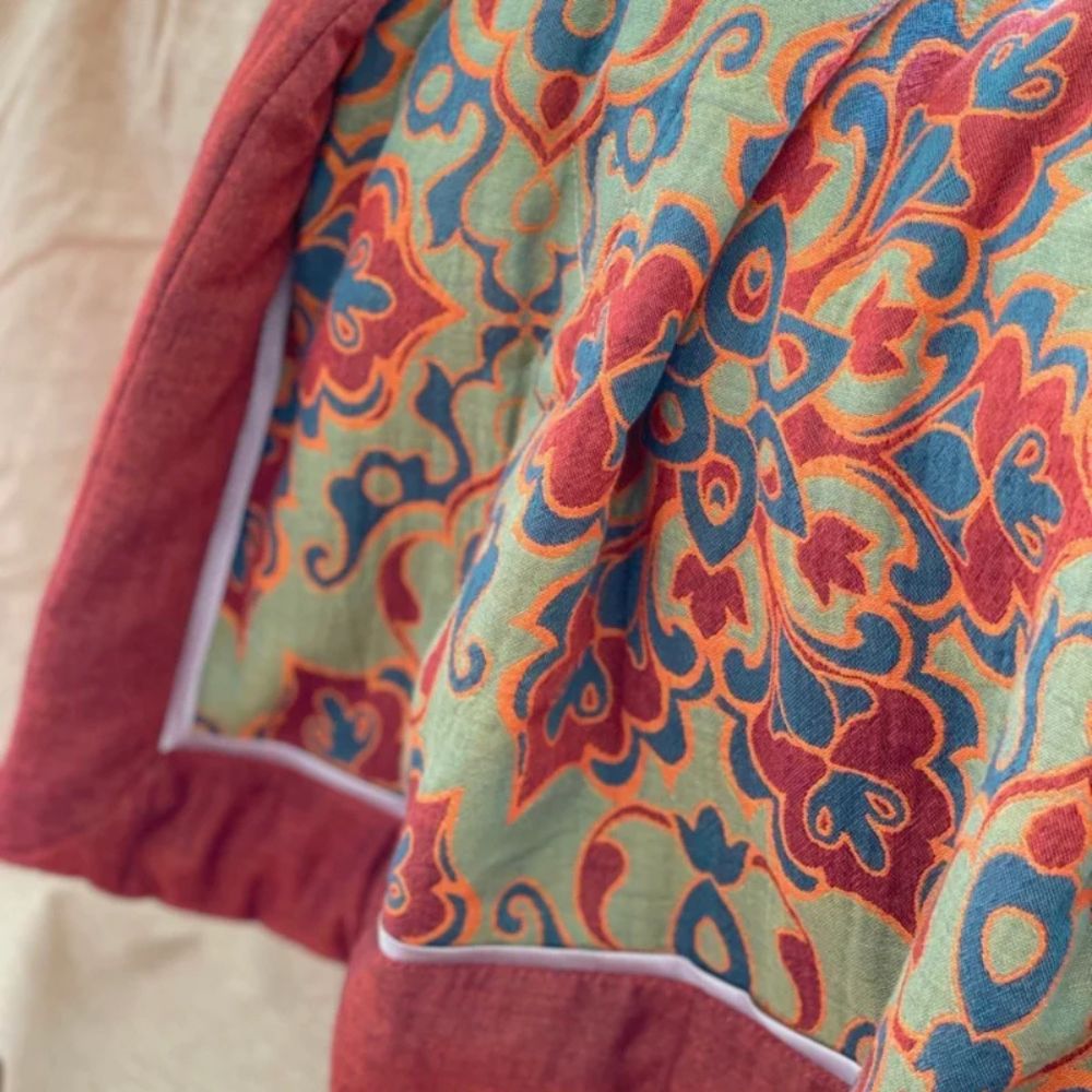 Sommerdecke Floral Lebhaftes Muster
