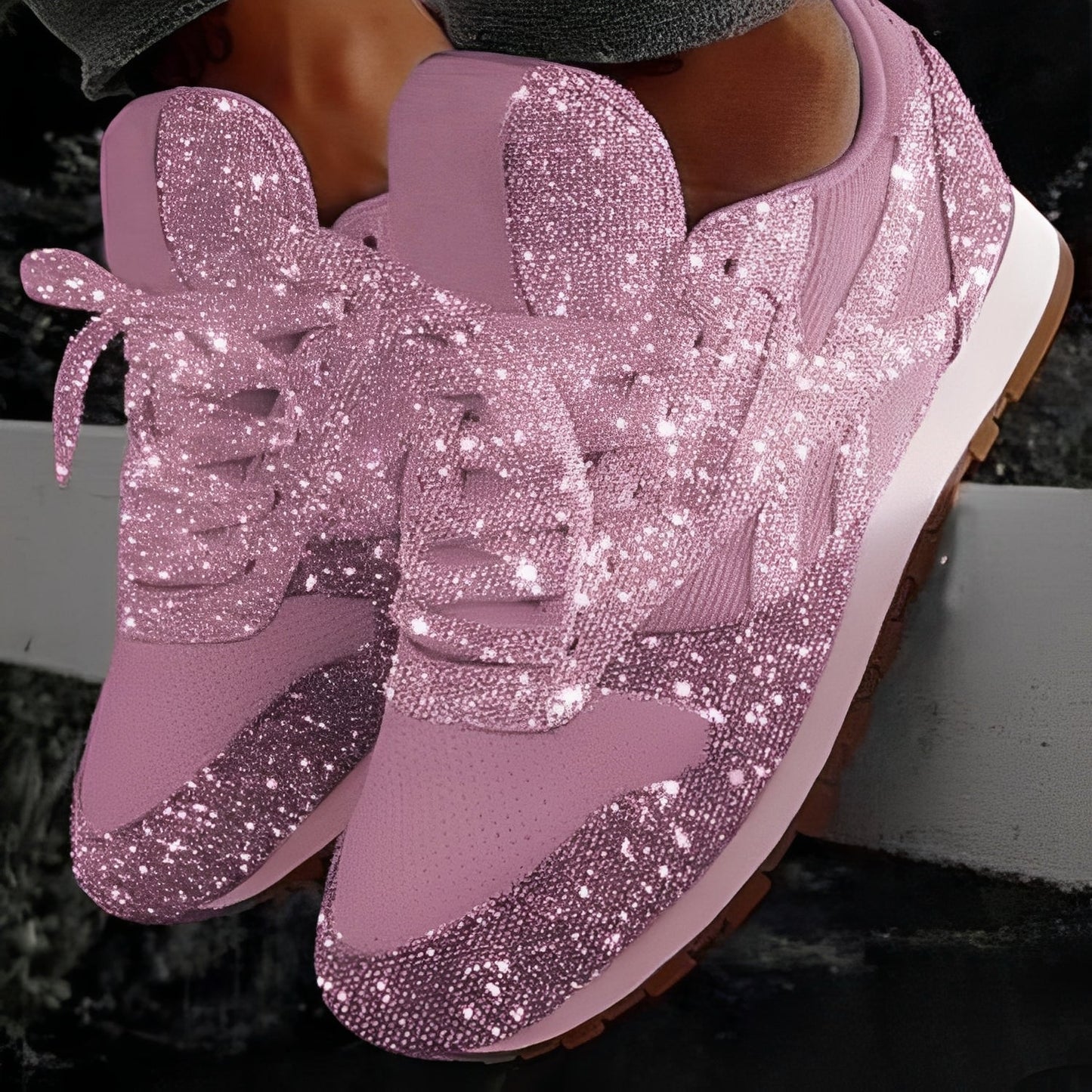 Berley Damen Glitzerschuhe Glitter