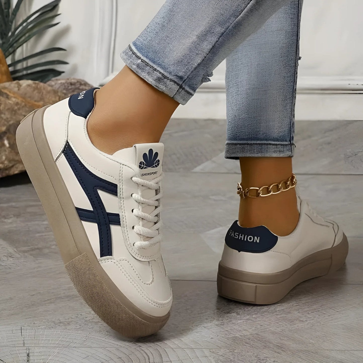 Zelia Damen Orthopädische Sneakers