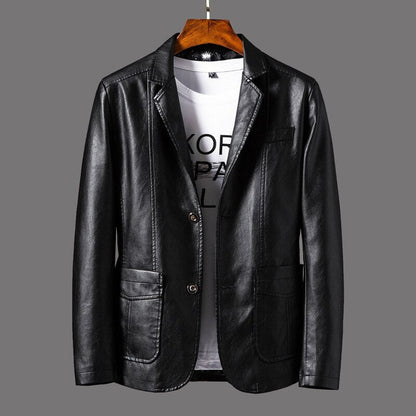 Norvielle Herren Lederjacke Modisch