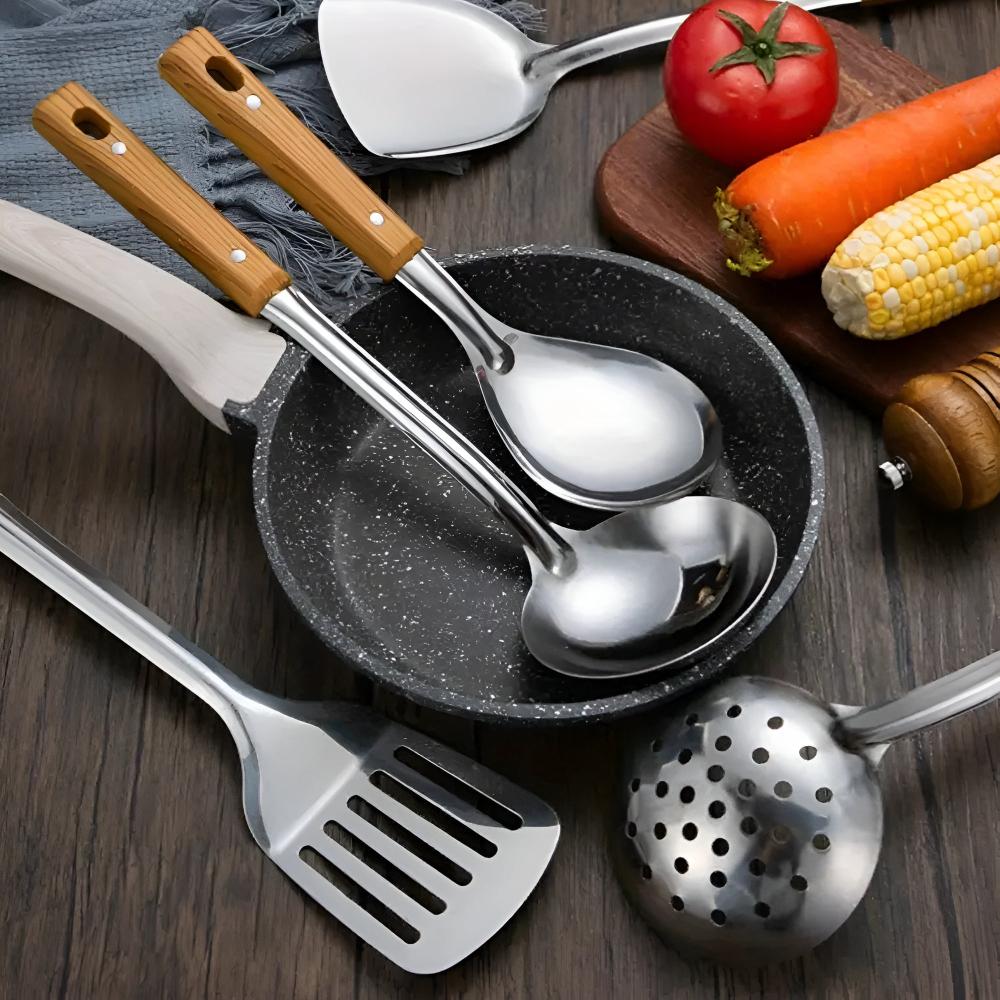 Edelstahl Küchenutensilien-Set 5-teilig