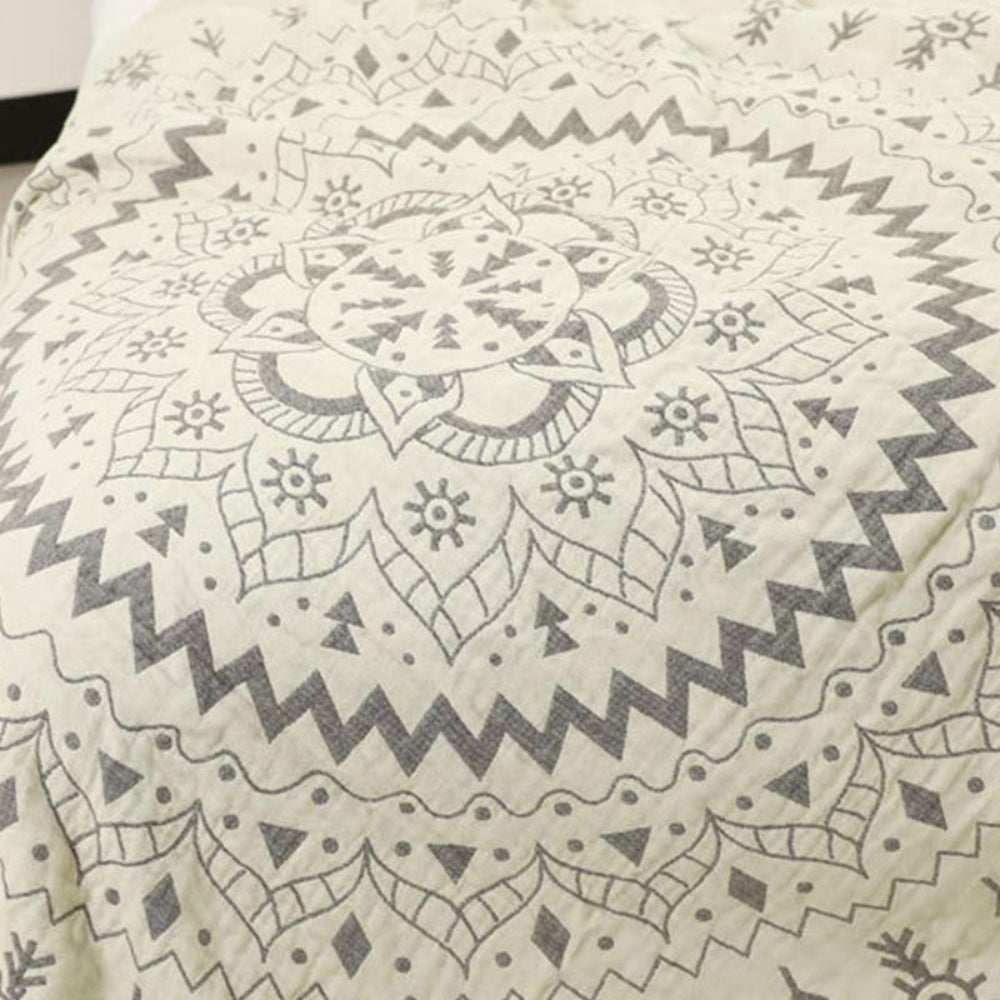 Baumwoll Wendedecke Mandala Muster