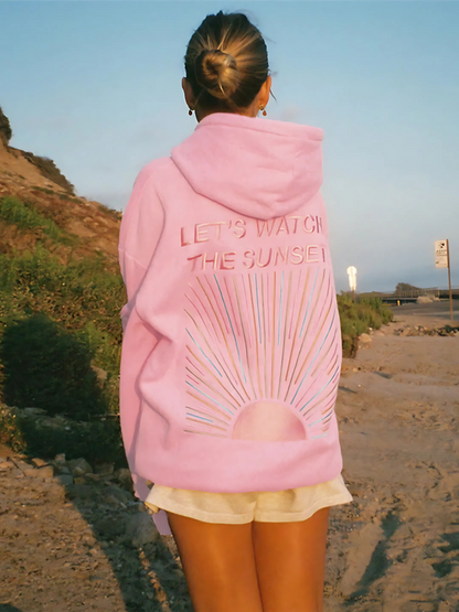 Yasmin Damen Hoodie Abendliche Glückseligkeit