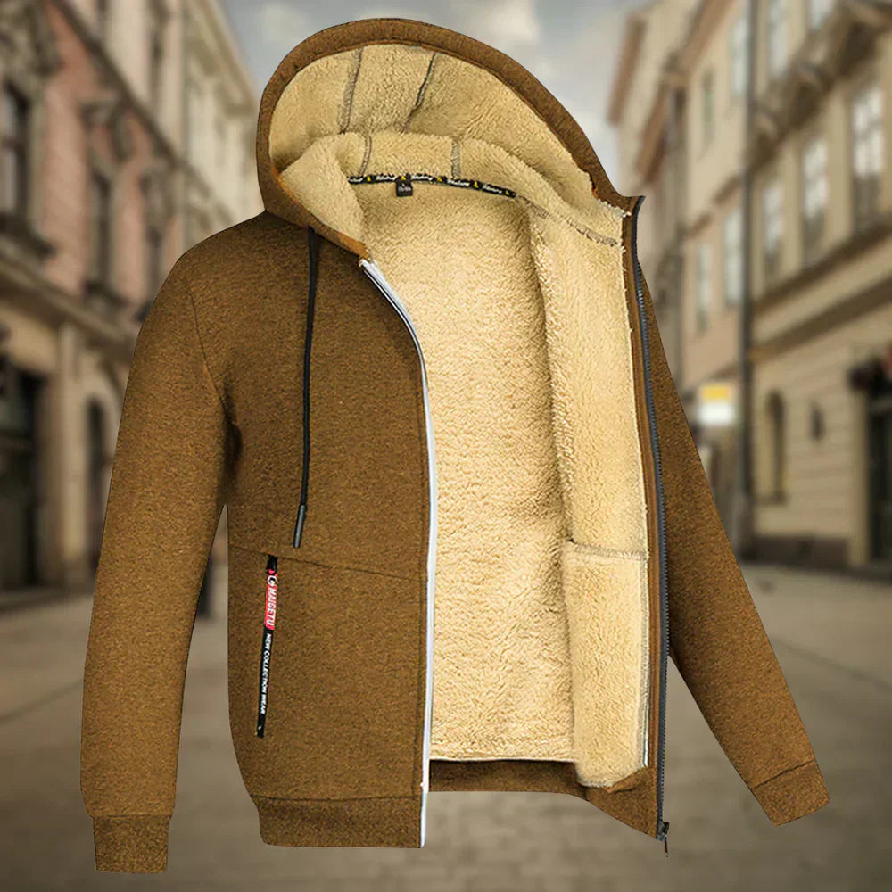 Herren Fleece Hoodie Remy