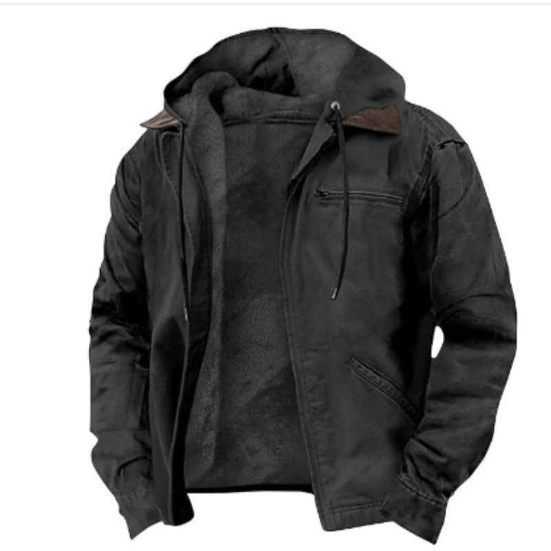 Herren Jacke Kapuzenform Übergangszeit