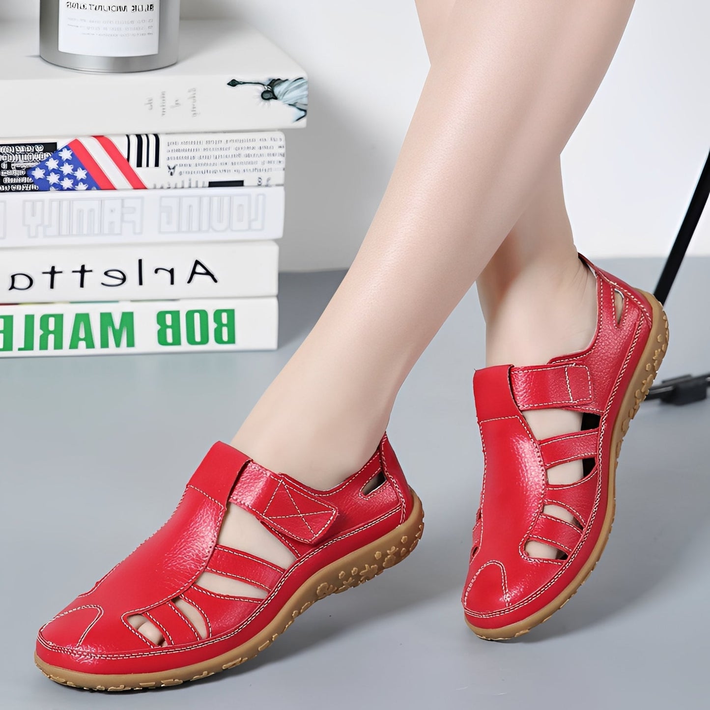 Amie Damen Sandalen Leder