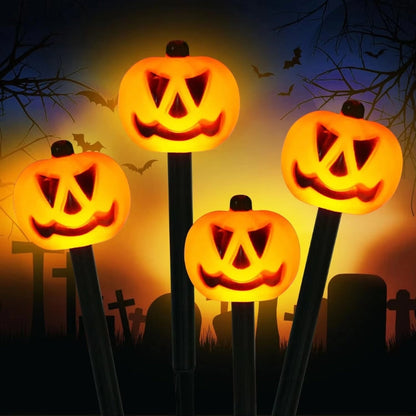 Solar Kürbislichter LED für draußen Halloween