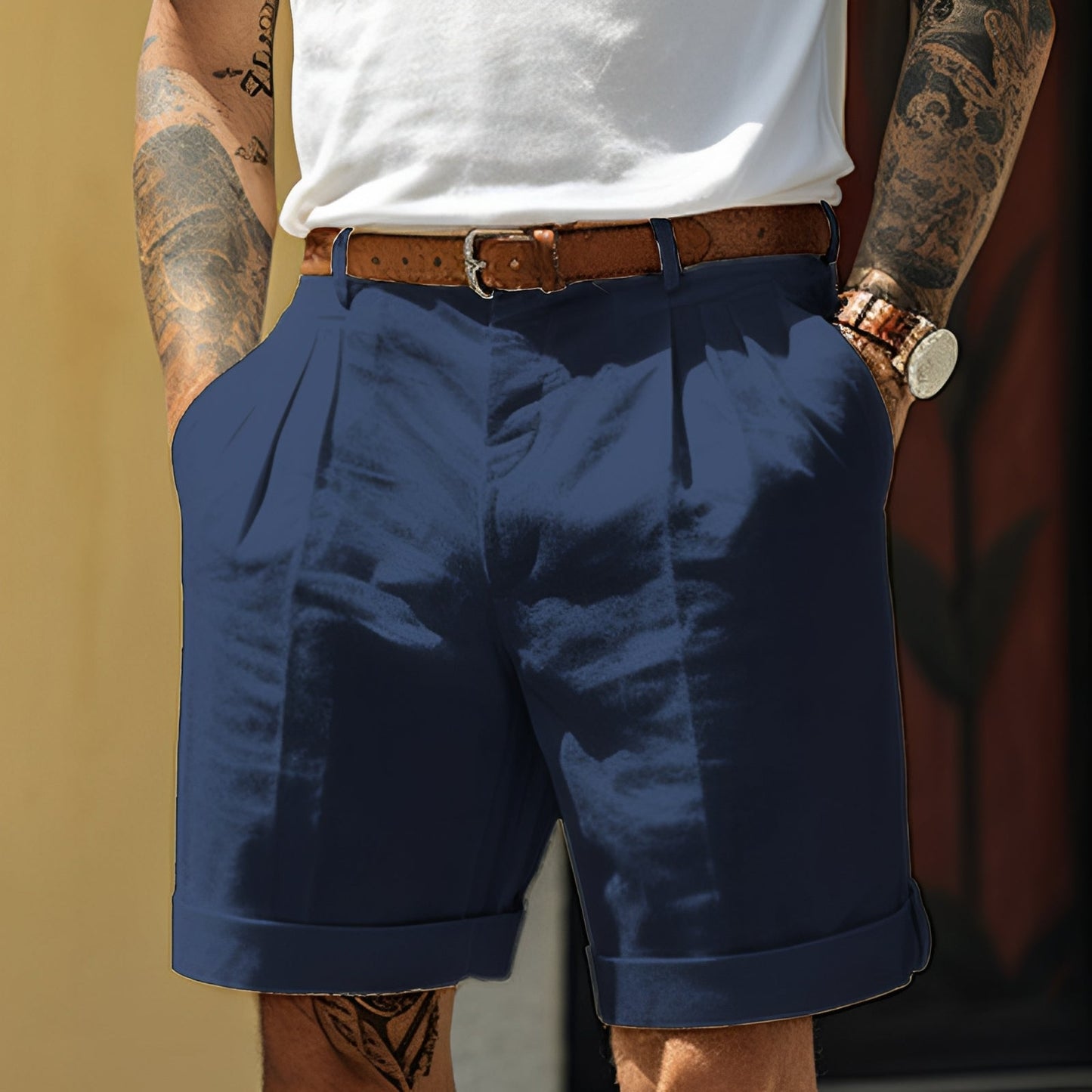 Herren Shorts Gerade Geschnitten Adrian