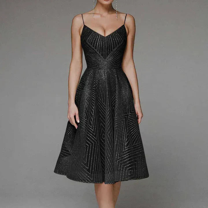 Elegantes Damen A-Linie Cocktailkleid