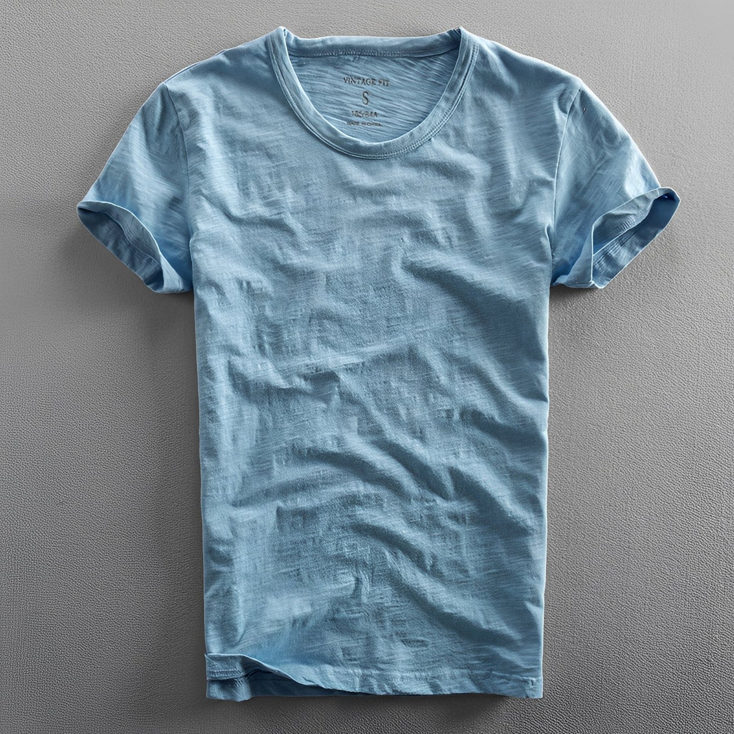 Herren Klassisches T-Shirt aus Baumwolle Weiß