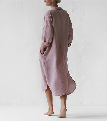 Damen Hemdkleid Sommerstil