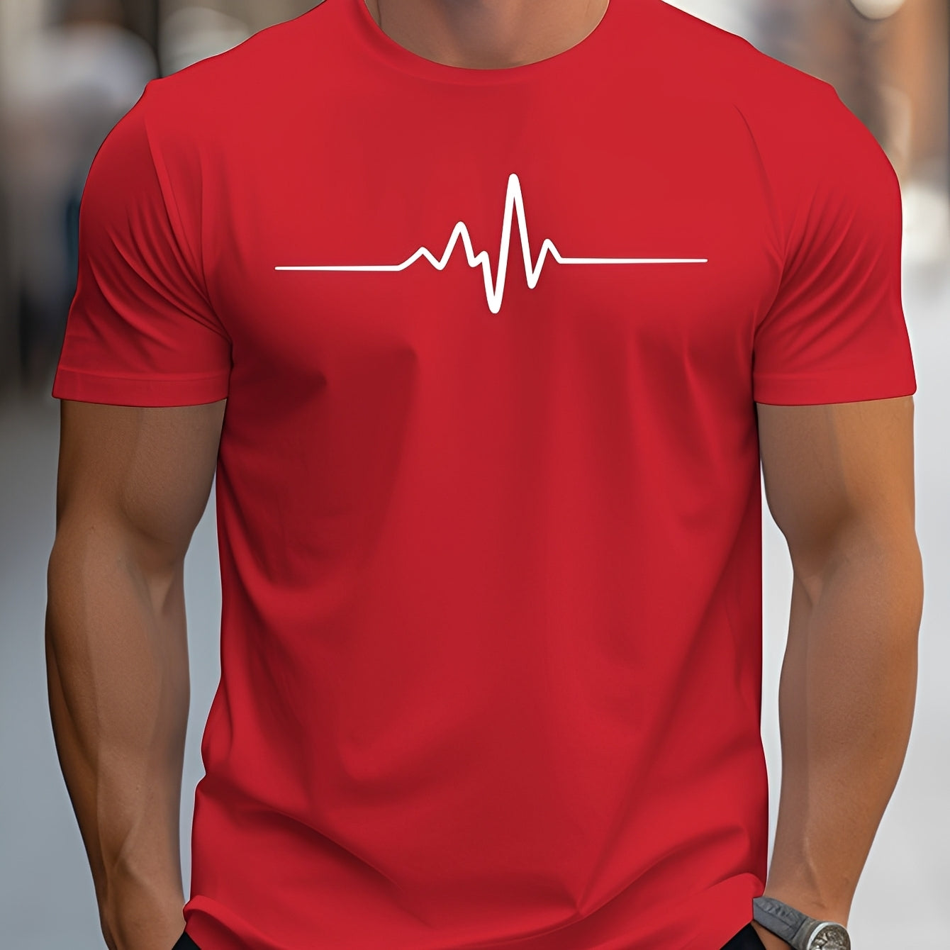 Russell Herren Slim-Fit T-Shirt mit Print - Norvielle