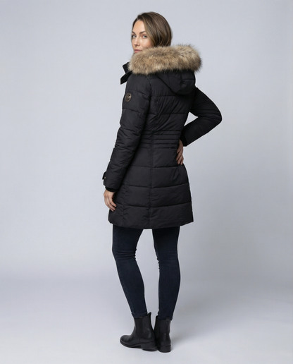 Damenparka Fellgefüttert Warm