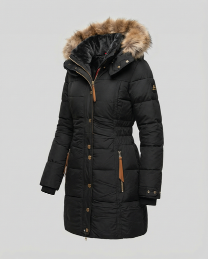 Damenparka Fellgefüttert Warm